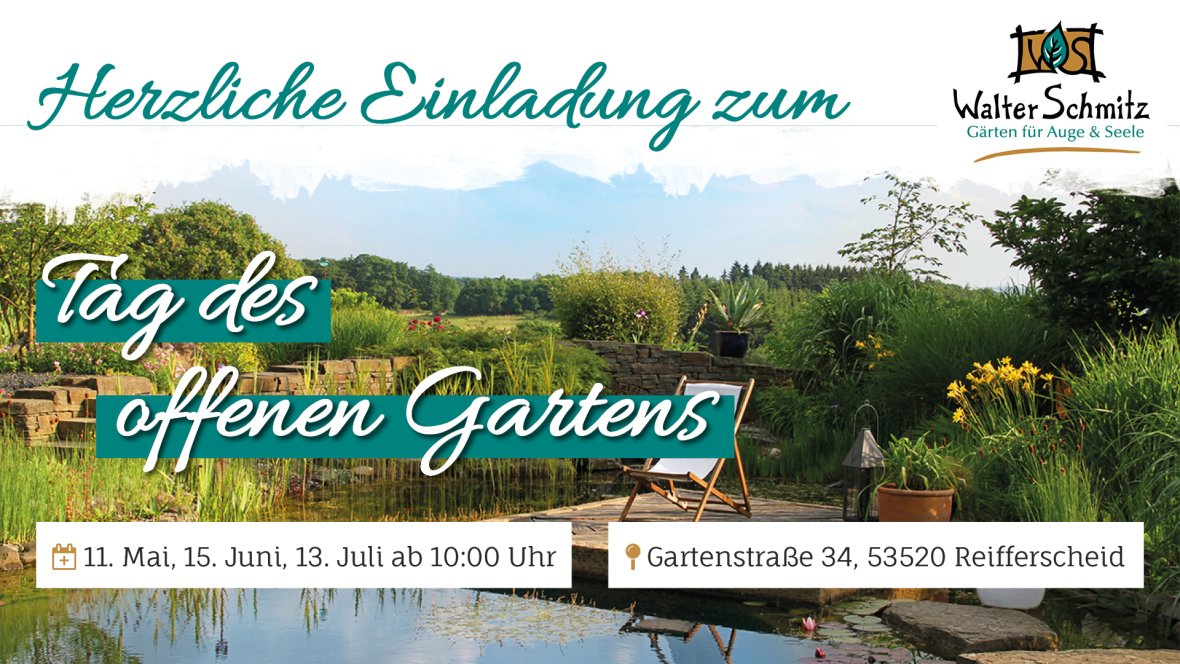 Plakat zum Tag der offenen Gärten 